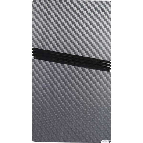 Silver Carbon Fiber Specialty Texture Material PS5 Pro Bundle Skin