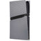 Silver Carbon Fiber Specialty Texture Material PS5 Pro Console Skin