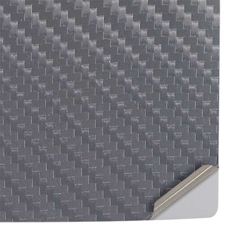 Silver Carbon Fiber Specialty Texture Material PS5 Pro Console Skin