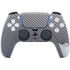 Silver Carbon Fiber Specialty Texture Material PS5 Pro Disk Bundle Skin