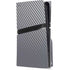 Silver Carbon Fiber Specialty Texture Material PS5 Pro Disk Console Skin