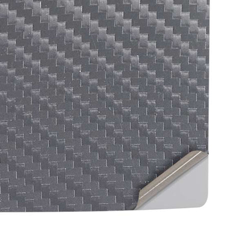 Silver Carbon Fiber Specialty Texture Material PS5 Pro Disk Console Skin