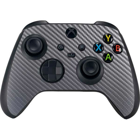 Silver Carbon Fiber Specialty Texture Material Xbox Series X Skins