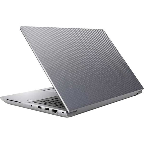 Silver Carbon Fiber Specialty Texture Material HP ZBook Fury 16 G10 Skin