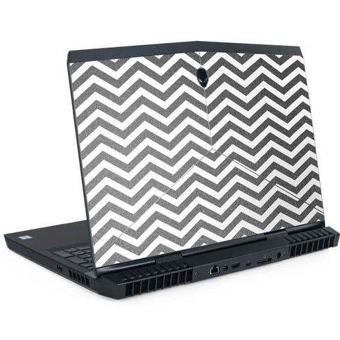 Silver Chevron Dell Alienware Skin