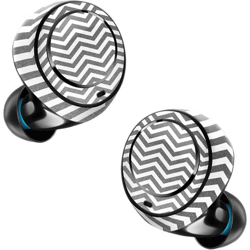 Silver Chevron Amazon Echo Buds Skin