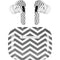 Silver Chevron AirPods Skins