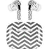 Silver Chevron AirPods Skins
