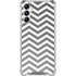 Silver Chevron Gabb Phone 4 Clear Case