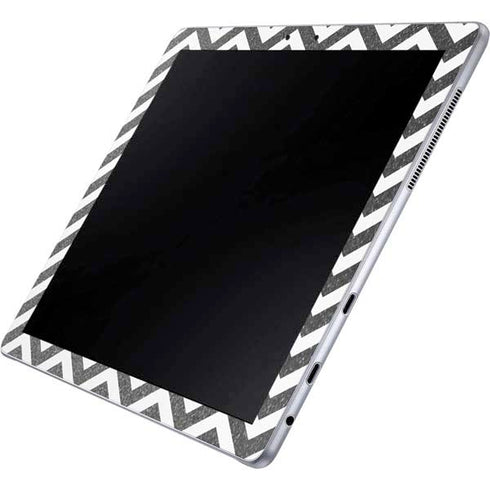 Silver Chevron Galaxy Book 12in Skin