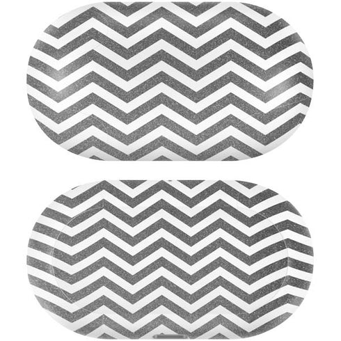 Silver Chevron Galaxy Buds Plus Skin