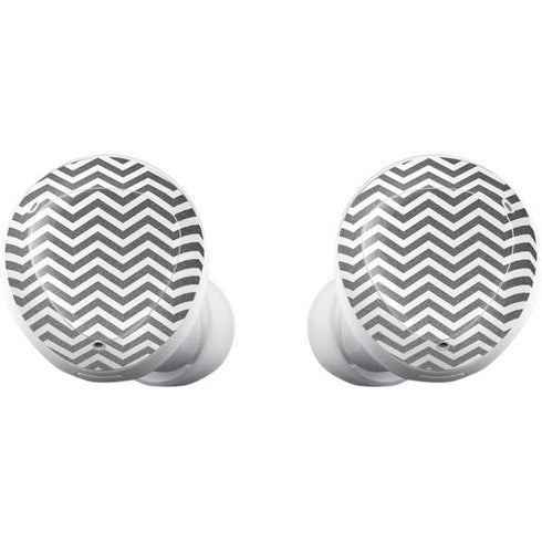 Silver Chevron Galaxy Buds Plus Skin