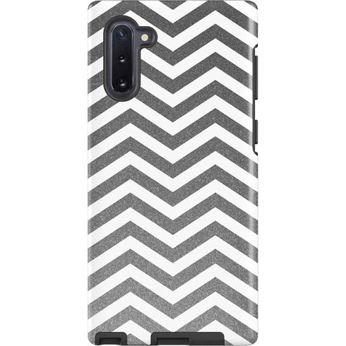 Silver Chevron Galaxy Cases