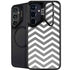 Silver Chevron Galaxy S24 Kickstand Case