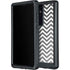 Silver Chevron Galaxy S24 Ultra Waterproof Case