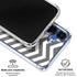 Silver Chevron Galaxy S25 Clear Case