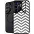 Silver Chevron Galaxy S26 Kickstand Case