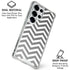 Silver Chevron Galaxy S26 Ultra Clear Case