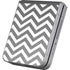 Silver Chevron Galaxy Z Flip6 Skin