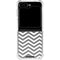 Silver Chevron Galaxy Z Flip6 Clear Case