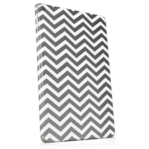 Silver Chevron Apple iPad Skin