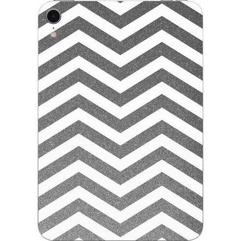 Silver Chevron Apple iPad Mini Skin