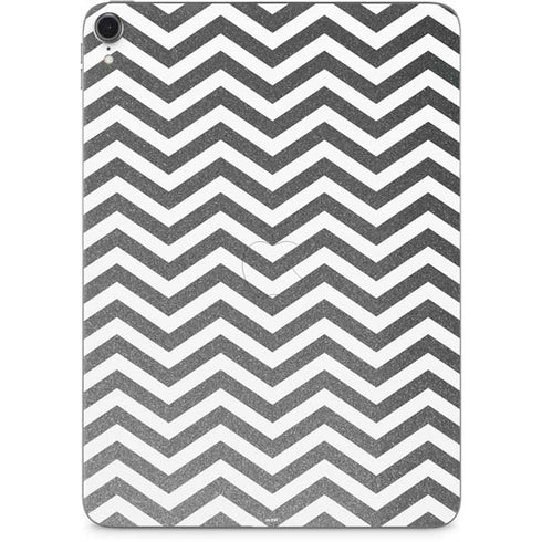 Silver Chevron Apple iPad Pro Skin