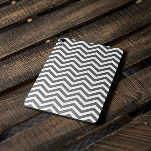 Silver Chevron Apple iPad Pro Skin