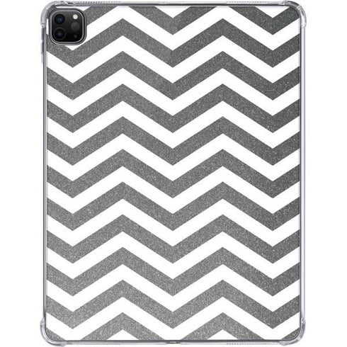 Silver Chevron iPad Pro 11in (2024) Clear Case