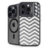 Silver Chevron iPhone 13 Pro Kickstand Case