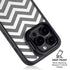 Silver Chevron iPhone 13 Pro Kickstand Case