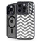Silver Chevron iPhone 13 Pro Max Kickstand Case