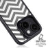 Silver Chevron iPhone 14 Kickstand Case