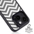 Silver Chevron iPhone 14 Plus Kickstand Case