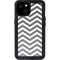 Silver Chevron iPhone 15 Plus Waterproof Case