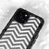 Silver Chevron iPhone 15 Plus Waterproof Case