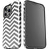 Silver Chevron iPhone 15 Pro Impact Case