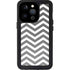 Silver Chevron iPhone 15 Pro Waterproof Case