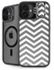 Silver Chevron iPhone 16 Plus Kickstand Case