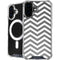 Silver Chevron iPhone 16 Plus MagSafe Case