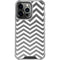 Silver Chevron iPhone 16 Pro Clear Case