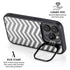 Silver Chevron iPhone 16 Pro Max Kickstand Case