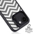 Silver Chevron iPhone 16e Kickstand Case