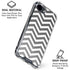 Silver Chevron iPhone 16e Clear Case
