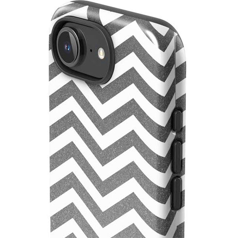 Silver Chevron iPhone 16e Impact Case