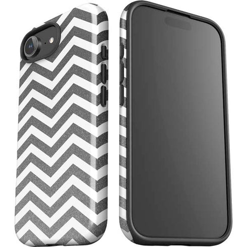 Silver Chevron iPhone 16e Impact Case