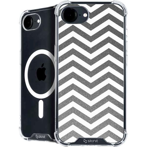Silver Chevron iPhone 16e MagSafe Case