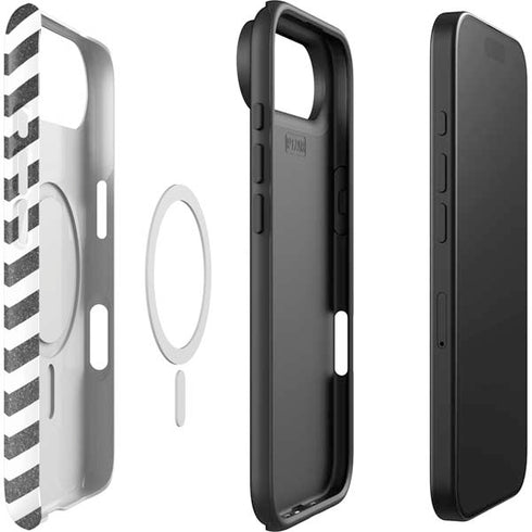 Silver Chevron iPhone 17 Air Magsafe Impact Case
