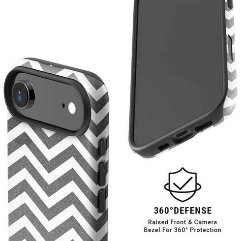 Silver Chevron iPhone 17 Air Magsafe Impact Case