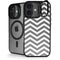 Silver Chevron iPhone 17 Kickstand Case